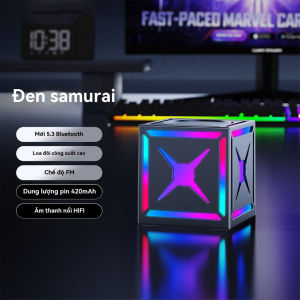 Loa Bluetooth không dây Loa siêu trầm ngoại hình cao Loa Bluetooth mini di động ngoài trời cho gia đình