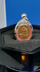 Master Lp Phrohmma Khemajaro RianWat Suan Himapant Nang Koi (Famous Top Monk for Making Phra Lersi Amulet)Phim Metta Maha Niyom Assembled with Very Nice Stainless Steel cover 赫赫有名的专制鲁士佛牌一代宗师Lp Phrohmma Khemajaro大师全功效自身铜牌已包好刻花边不锈钢壳