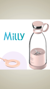 Milly store Portable Wireless Charging Tumbler Mini Blender