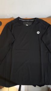 Jersey Sepeda ROCKBROS LKW006 Hitam Lengan Panjang Baselayer Baju Bersepeda Hiking Lari