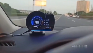 P6 OBD+GPS Car Dual System Head Up Display Car HUD Gauge Digital OBD2 Alarm Speed Meter Water&Oil Temp RPM Meter