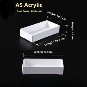 Rectangular Formal Display Plate Chinese Style Adult Dinnerware Pure Color Glazed above Color Miam for Cold Small Cuts And Ducks