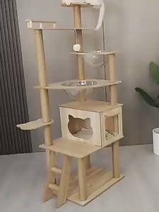 Cat Condo Cat house Cat tower Cat tree Cat Stand house Game tower Cat Climbing Cat Apartment With Space Capsule
