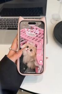 Cat Ears Case iPhone 16 15 14 Plus 13 12 11 Pro Max X XS Max XR