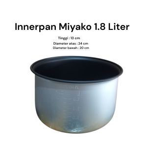 Panci Rice Cooker Miyako 1.8 Liter Original – Sparepart Resmi