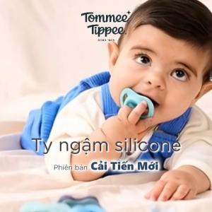 Ty Ngậm Silicon Siêu Nhẹ Cho Bé Tommee Tippee Ultra Light 0-6 Tháng (Vỉ Đơn)
