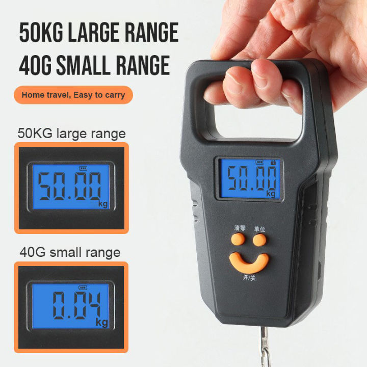『Up to 10% off😯 』Luggage Weight Scale Digital 50kg LCD Digital USB ...