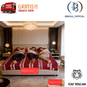 Kasur Kapuk Asli Cap Macan Tipe A 160x200 CM Padat Empuk Tebal 15 CM Free ongkir