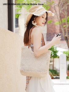 URCDN RDALVO | Resort Style Woven Tote Bag Large Capacity