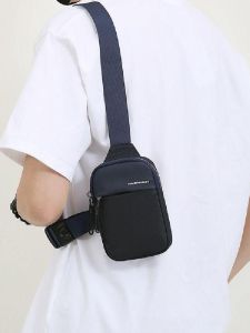 Túi Đeo Vai Thể Thao Mini Phong Cách Hàn Quốc Mới Túi Điện Thoại Chạy Bộ Oxford Túi Thể Thao Đơn Thường Ngày Dành Cho Nam