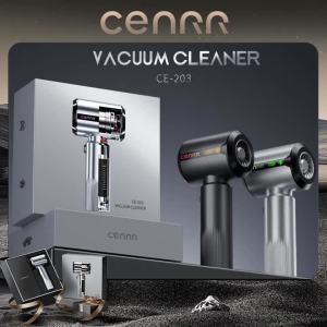 CENRR NEW Car Vacuum Cleaner Portable Wireless Cleaner Powerful Strong Suction Handheld Cleaning Machine for Car Home Appliance