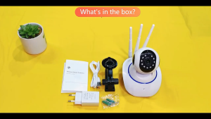 V380 PRO 1080P HD IP Camera Wireless Home Security IP Camera Surveillance Camera P2P Night Vision Wifi PTZ Control Camera Motion Detection Baby Monitor Network Security Two-Way Audio Connect To Cellphone IP Security Camera（Signal enhanced version)