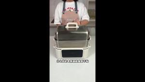Electric Food Steamers Food Steamer Cooker Electric Steamer For Food Three-Tier Steamer Large Capacity Anti-Dry Burning
