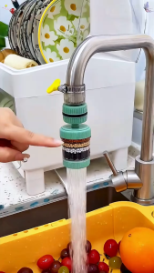 COMBO 2 Đầu Lọc Nước Tại Vòi 6 Tầng Xoay 360 Độ – Lọc Cặn Clo Vi Khuẩn – Dễ Lắp – Chịu Nhiệt 60°C