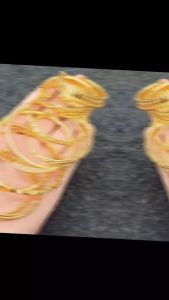 Anting Xuping Wanita Elegan Premium High Quality lapisan Emas Motif Baru