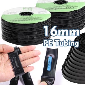 50/100m Drip Tape 16mm PE Tubing Spacing 10-40cm for Garden Greenhouse Watering Farm Agricultural Irrigation Soaker Hose Dripper