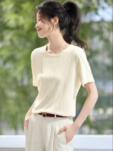 MOHANYIMEI | Elegant Short Sleeve T-shirt