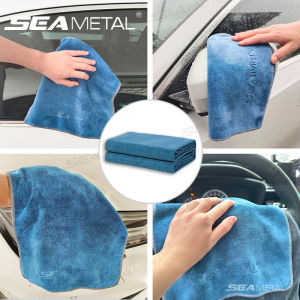 Seametsl 1 chiếc khăn rửa xe sợi nhỏ cao thấm nước khăn lau khăn sợi mịn Car Care