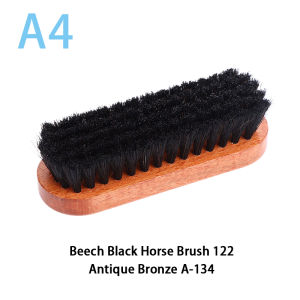 Dashboard Detail Polishing Brush for Shoe & Leather Care Horsehair Wood Cleaning Brush