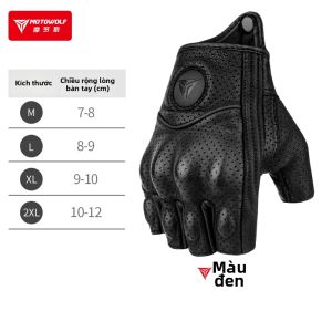 MOTOWOLF | Găng Tay Đi Xe Chống Rơi Chống Gió Thân Nhiệt Mùa