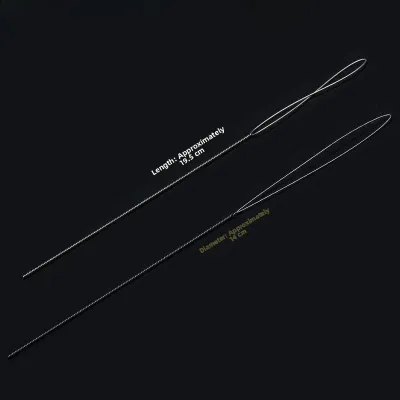 Soft Steel Wire Needle for Beading Small Beads Wax Crystal Buddha Bracelets Necklaces Twist Needle Home Fabric Sewing Tools