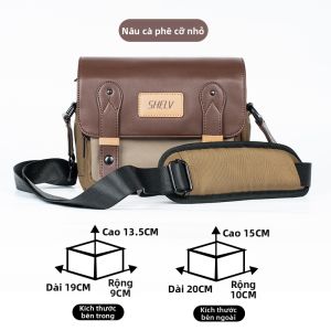 SHELV | Túi Đựng Máy Ảnh Phong Cách Retro Chống Nước Tiện Lợi