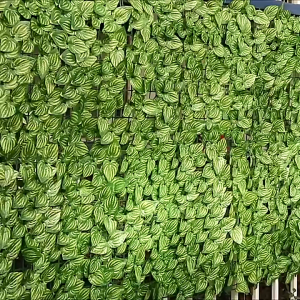 Plastic flower Artificial Leaf Faux Hedge Privacy Fencing Grass Wall Panels for Decor Outdoor Garden Fence Balcony