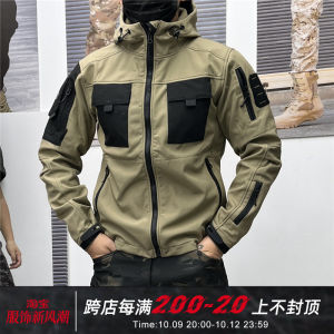 Mens Soft Shell Tactical Jacket Fleece Lined Warm Outdoor Windproof Waterproof Hiking Camping Travel Gear Urban Outdoor