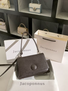 Jacoponnus Genuine Leather Tote Bag Women Large Capacity 2025 New High-End Luxury Design Sub-Mother Underarm Bag Fashion Trend