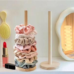 Wooden Hair Band Holder Children Rubber Band Hair Rope Accessories Storage Rack Display Shelf For Living Room  Yarn Ball Holde