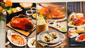 (HÌNH THẬT) Tranh treo tường tráng gương vịt quay bắc kinh 1 trang trí decor quán ăn nhà hàng