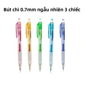 Bộ 5 Màu Cơ Bộ Bút Chì 0.5/0.7 Mm Xong Xóa Được Lõi Chì Dành Cho Trẻ Em Học Nghệ Thuật Văn Phòng Phẩm Bộ Màu Sắc Ngẫu Nhiên