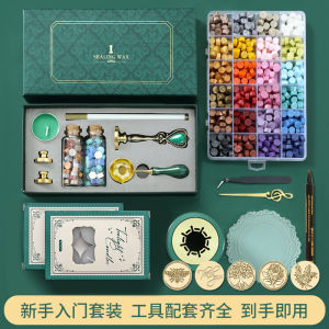 Suidisi Wax Seal European Style Vintage Envelope Seal Suit Anime Notebook Seal Gift Box Sealing Wax Pieces Full Set