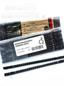 Penguin Brand Miniature High Carbon Steel Wire Curved Saw Blade Handheld Small Woodworking Drawing Flower Saw Blade