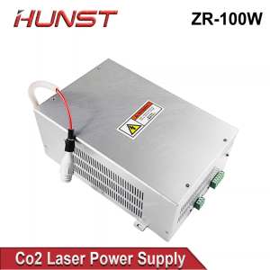 HUNST 100W Laser Power Supply High Quality ZRSUNS CO2 Laser Power Supply Suitable for 80W-100W Co2 Glass Laser Tube Engraving and Cutting Machine.