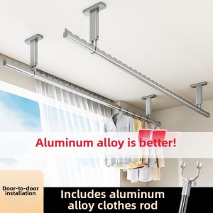 SHUDUODUN | Windproof Balcony Ceiling Mount Clothes Drying Rack