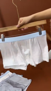 Quần Sịp Nam Dạng Đùi Thể Thao Lưới Thoáng Khí Quần Lót Boxer Nam Lụa Băng Êm Mềm Mát Không Bí Nóng