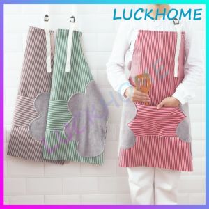 Celemek Masak Celemek Anti Air Apron Waterproof Celemek Masak Bahan Kain Premium Quality Korean Style