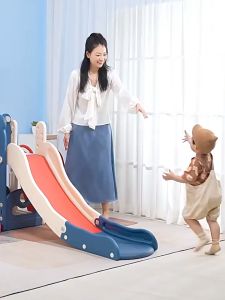 UMI 6 in 1 Indoor Outdoor Baby Kids Toddler Slide Swing Set Climber Freestanding Playset Playground Papan Gelongsor 滑梯滑板