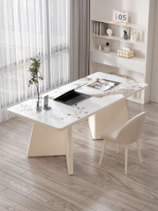 OUQI | Creamy Modern Minimalist Style Desk