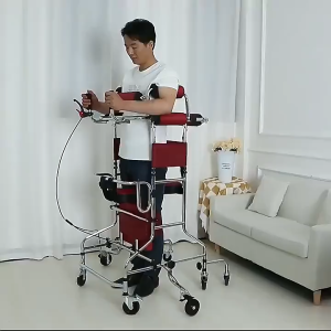 VBELL multifunctional walker stroke hemiplegia walker rehabilitation walker elderly walker adult walker cerebral infarction training equipment with cushion