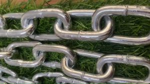 โซ่เหล็กชุบกัลวาไนซ์ กันสนิม ชุบซิงค์ ราคาต่อ1เมตร หนา 3mm-10mm โซ่ โซ่เหล็ก โซ่คล้องประตู สายโซ่ โซ่คล้องกุญแจ โซ่เหล็ก ล็อคบ้าน โซ่คล้องกุญแจ สายโซ่