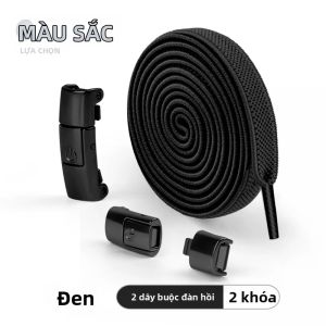 Báo Chí Mới Khóa Dây Giày Mà Không Cần Dây Thun Dây Giày Sneaker 8MM Mở Rộng Phẳng Không Buộc Dây Giày Trẻ Em Người Lớn Dây Giày cho Giày