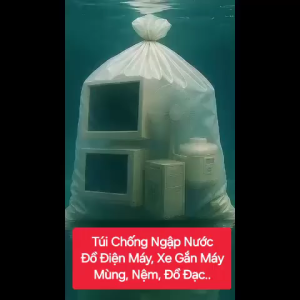 Túi PE Bảo Vệ Đồ Đạc 9 Zem 13m x 3m – Túi Trùm Đồ Trong Suốt Khổ Lớn Hạn Chế Bụi Nước Mưa