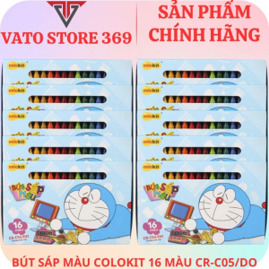 Bút sáp màu THIÊN LONG COLOKIT 16 màu CR-C05/DO