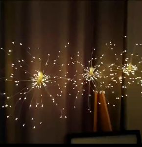 Đèn Pháo Hoa Trang Trí Noel Đèn Pháo Bông 5 Chùm