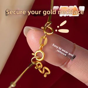 TINGGU | Anti-Loss M-Shaped Gold Necklace and Bracelet Clasp Accessory