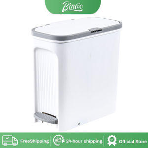 Pedal Trash Can With Cover Household Narrow Gap Trash Can Garbage Container Wastebasket Corner Trash Bin