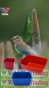 Bird Cage Feeder Cup with Hook Small Medium Large Size
