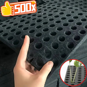 500/100Pcs Sponge Squares for Hydroponics Hydroponic Sponge Planting Tool Household Greenhouse Hydroponic Sponge Square Sponges